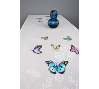 Groves Of Thames Emb T/run B/fly Dance - Embroidery Kit: Runner: Butterfly Dance - Vervaco