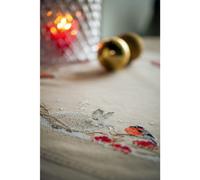 Groves Of Thames Embroidery Kit: Tablecloth: Snow Hare And Goldfinch