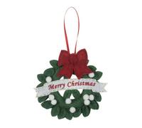 Groves Of Thames Felt Dec Wreath - Felt Decoration Kit: Christmas: Wreath - Trimits