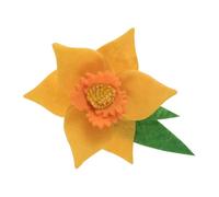 Groves Of Thames Felt Kit Daff Brooch - Felt Decoration Kit: Daffodil Brooch - Trimits