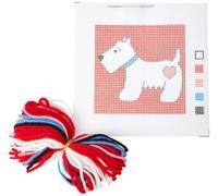 Anchor Tapisserie Wool Long Stitch Kit Joe First, 10 x 10 cm