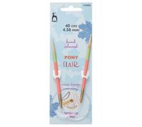 Groves Of Thames Flr Circ 40Cmx4.50mm - Knitting Pins: Circular: Fixed: Hand Coloured: Flair: 40Cm X 4.50mm - Pony