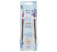 Groves Of Thames Flr Circ 80Cmx4.00mm - Knitting Pins: Circular: Fixed: Hand Coloured: Flair: 80Cm X 4.00mm - Pony