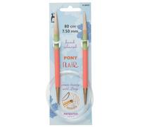 Groves Of Thames Flr Circ 80Cmx7.50mm - Knitting Pins: Circular: Fixed: Hand Coloured: Flair: 80Cm X 7.50mm - Pony