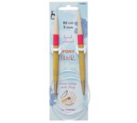 Groves Of Thames Flr Circ 80Cmx9.00mm - Knitting Pins: Circular: Fixed: Hand Coloured: Flair: 80Cm X 9.00mm - Pony