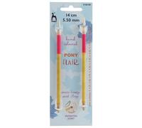 Groves Of Thames Flr I/c 14Cmx5.50mm - Knitting Pins: Circular: Interchangeable: Hand Coloured: Flair: 14Cm X 5.50mm - Pony