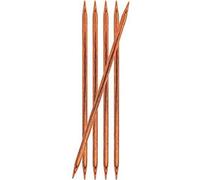 Groves Of Thames Ginger: Knitting Pins: Double-Ended: 15Cm X 3.75mm: Set Of 5