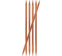 Groves Of Thames Ginger: Knitting Pins: Double-Ended: 20Cm X 6.00mm: Set Of 5