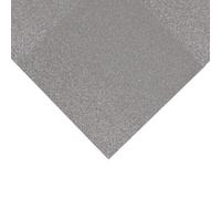 Groves Of Thames Glitter Felt Sheets: 30 X 23Cm: Silver: Pack Of 10 Pieces
