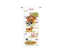 Groves Of Thames H/chart At The Farm - Counted Cross Stitch Kit: Height Chart: At The Farm Ii - Vervaco