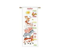 Groves Of Thames H/chart Farm Animals - Counted Cross Stitch Kit: Height Chart: Farm Animals - Vervaco