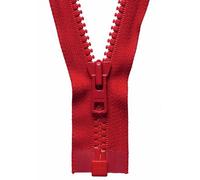 Groves Of Thames Hyv/w O/e Zip 51Cm - Vislon Heavyweight Open End Zip: 51Cm: Red - Ykk