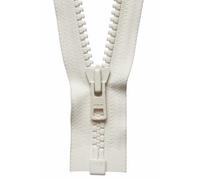 Groves Of Thames Hyv/w O/e Zip 56Cm - Vislon Heavyweight Open End Zip: 56Cm: Light Ecru - Ykk