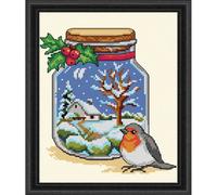 Groves Of Thames Jar - Winter - Counted Cross Stitch Kit: Winter Jar - Orchidea