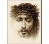Groves Of Thames Jesus - Counted Cross Stitch Kit: Jesus - Vervaco