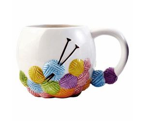 Groves Of Thames Knitting Mug - Mug: Knitting Design - Groves