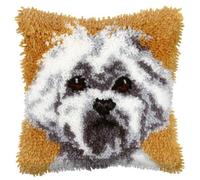 Groves Of Thames L/hk Cushion Westie - Latch Hook Kit: Cushion: Small: Westie - Orchidea