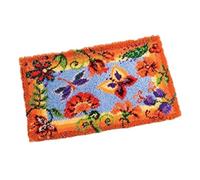 Groves Of Thames L/hk Rug Flwr&bflys - Latch Hook Kit: Rug: Flowers And Butterflies - Vervaco