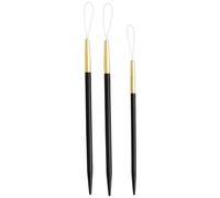 Groves Of Thames L/moon E/w F/ndls - Finishing Needles: Ebony Wood: Set Of 3 - Lantern Moon
