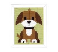 Vervaco Long-Stitch Kit Brown Doggy – Multi-Colour