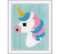 Groves Of Thames L/s Unicorn - Long Stitch Kit: Unicorn - Vervaco
