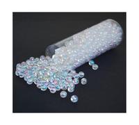 Groves Loose Bead Tube 10mm Clear Iridescent - approx 450 beads