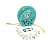Groves Of Thames M/ful C/stitch Markers - The Mindful Collection: Stitch Markers: Chakra: Sterling Silver Plated - Knitpro
