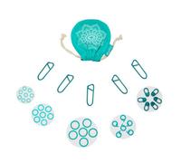 Groves Of Thames M/ful Markers Pk100 - The Mindful Collection: Stitch Markers: Mindful Markers: Mega Pack Of 100 - Knitpro