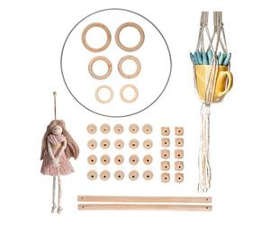 Groves Of Thames Macrame Starter Pack - Macram Accessories Starter Pack: 39 Pieces - Trimits