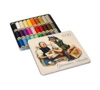Groves Of Thames N/box 1925 30X100M - Thread Storage Tin: Nostalgic '1930': Sew-All: 30 X 100M: Assorted Shades - Gutermann