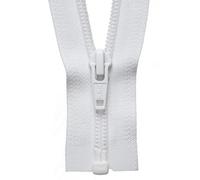 Groves Of Thames Nylon O/e Zip 36Cm - Nylon Open End Zip: 36Cm: White - Ykk