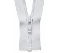 YKK Coil Zip, No. 501 White, 41 cm Length
