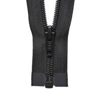 Groves Of Thames Nylon O/e Zip 51Cm - Nylon Open End Zip: 51Cm: Black - Ykk