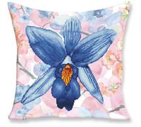 DIAMOND DOTZ Painting Kit: Pillow S/Garden Blue, 45x45cm