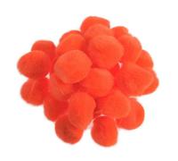 Groves Of Thames Pom-Poms 1In Pk100 - Pom Poms: 2.5Cm: Orange: Pack Of 100 - Trimits