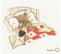Vervaco Popcorn Cuddle Up Counted Cross Stitch, Multi-Colour