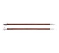KnitPro Royale: Knitting Pins: Single Ended: 40cm x 7.00mm, Birchwood, brass, Multi-Colour, 7mm
