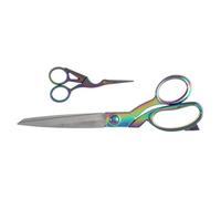 Groves Of Thames Scissors: Gift Set: Dressmaking (25Cm) And Embroidery (11.5Cm): Rainbow