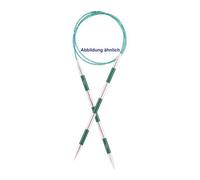 Groves Of Thames Smart Stix: Knitting Pins: Circular: Fixed: Green: 80Cm X 6.50mm