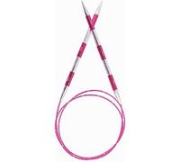Groves Of Thames Smart Stix: Knitting Pins: Circular: Fixed: Pink: 100Cm X 5.50mm