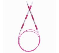 KnitPro SmartStix Circular Needles - Fixed 100 cm 6.00 mm - 3 pcs, Pink