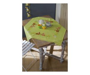 Groves Of Thames T/cloth Easter Bunnies - Cross Stitch Kit: Tablecloth: Easter Bunnies - Vervaco