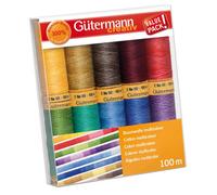 Groves Of Thames Thread Set: Natural Cotton C No 50: 10 X 100M: Assorted