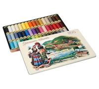 Groves Of Thames Thread Storage Tin: Nostalgic '1895': Sew-All: 48 X 100M: Assorted Shades
