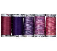 Groves Of Thames Tset Ctn 12 5X200M - Thread Set: Cotton No.12: 5 X 200M: Berry - Gutermann