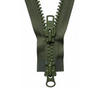 YKK Two Way Slider Zip, No. 566 Khaki, 66 cm Length, Fawn