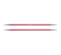 KnitPro Knitting Needles Zing KP47014 – 6.50mm 15cm Aluminium Double-Pointed Set of 5, Multicolor