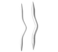 KnitPro KP45503 Aluminium Cable Needles, Set of 2, Aluminium , Grey