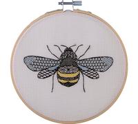 Groves & Thames BLACKWORK BEE - Embroidery Kit: Blackwork: Bee - Anchor Groves & Thames Multicolor