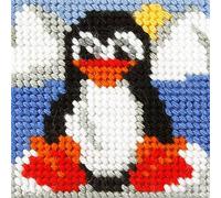 Groves & Thames EMB KIT PENGUIN - Needlepoint Kit: My First Embroidery: Mini: Penguin - Orchidea Groves & Thames Multicolor